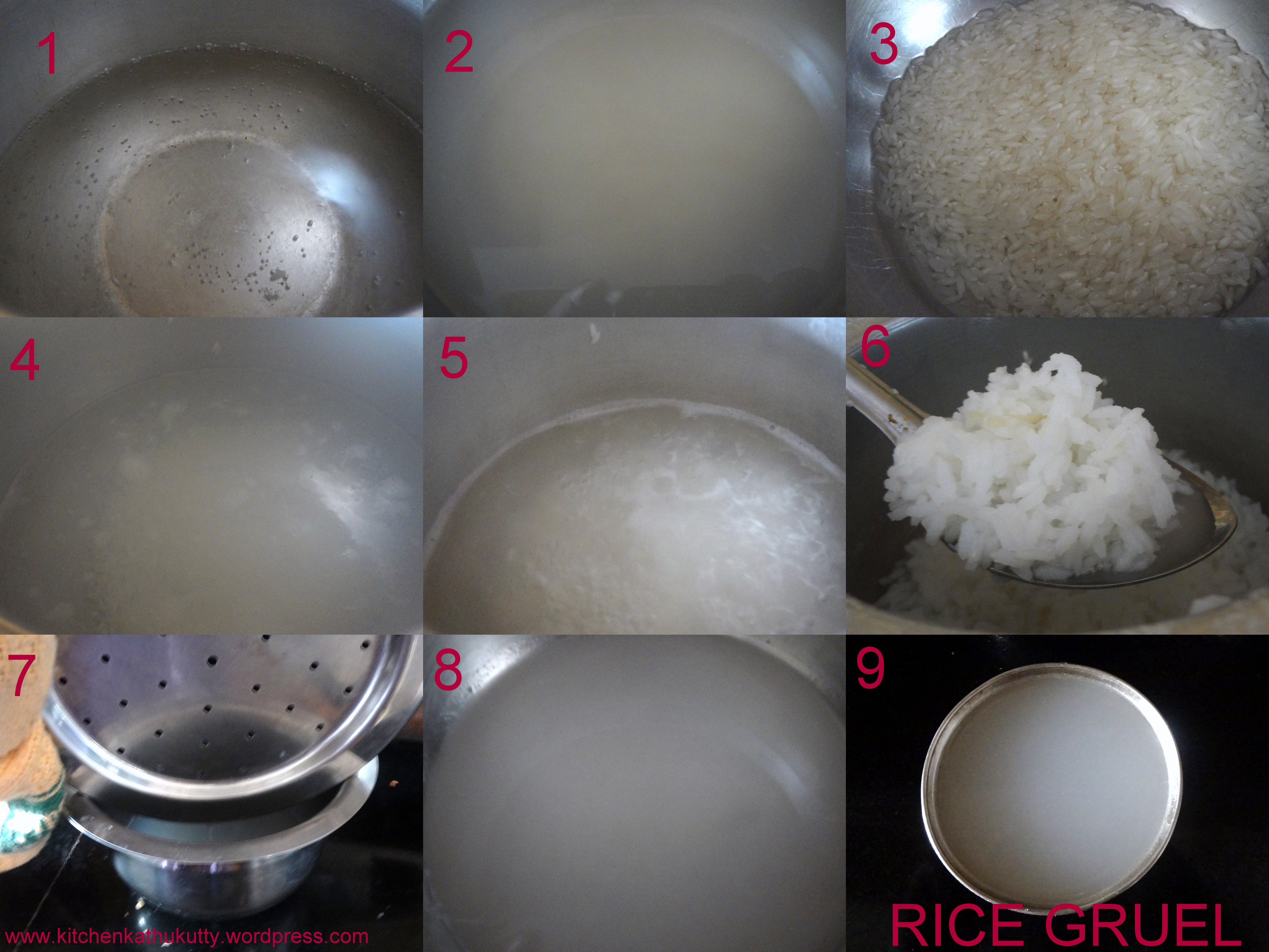 Rice gruel