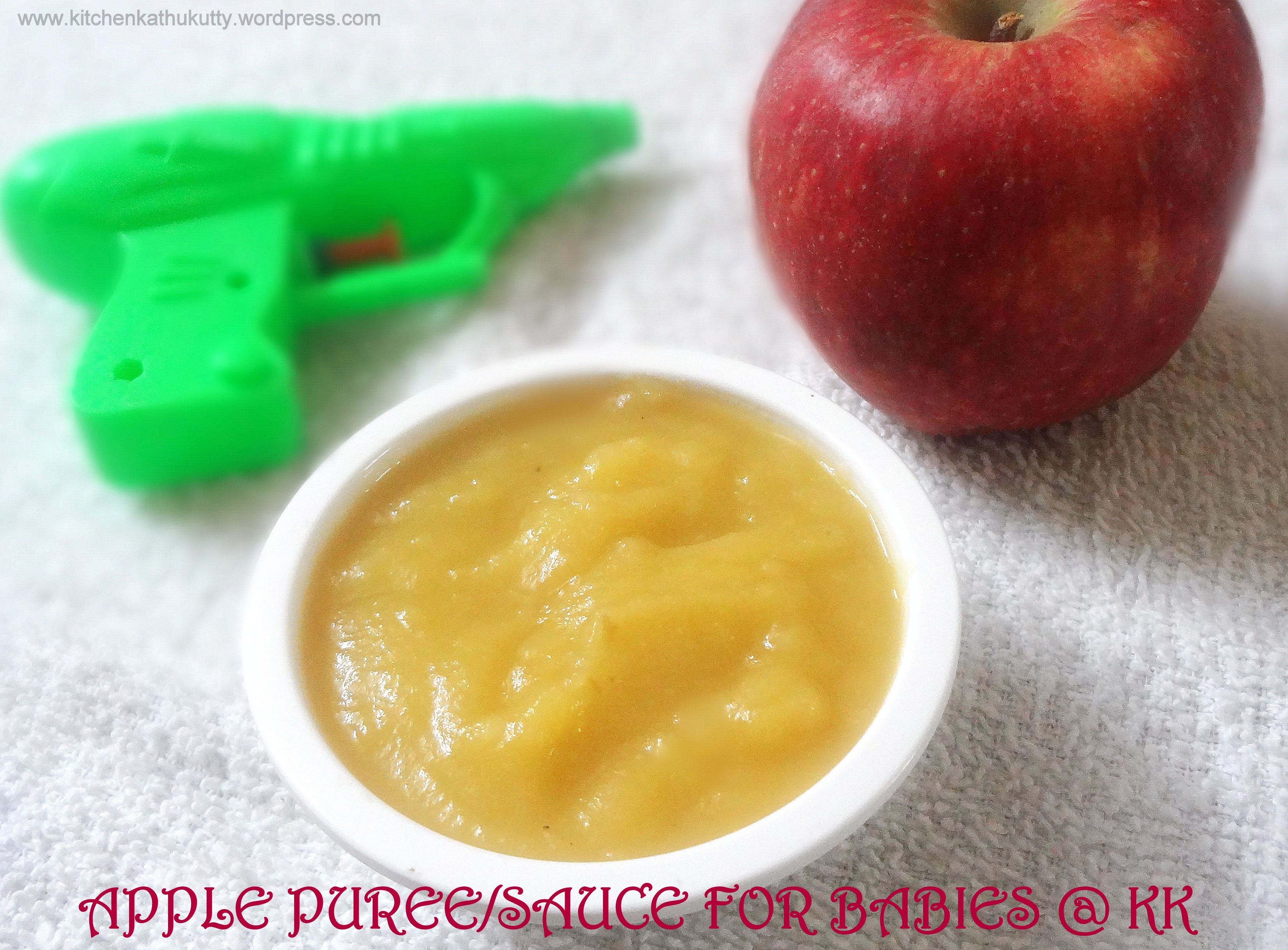apple puree or apple sauce