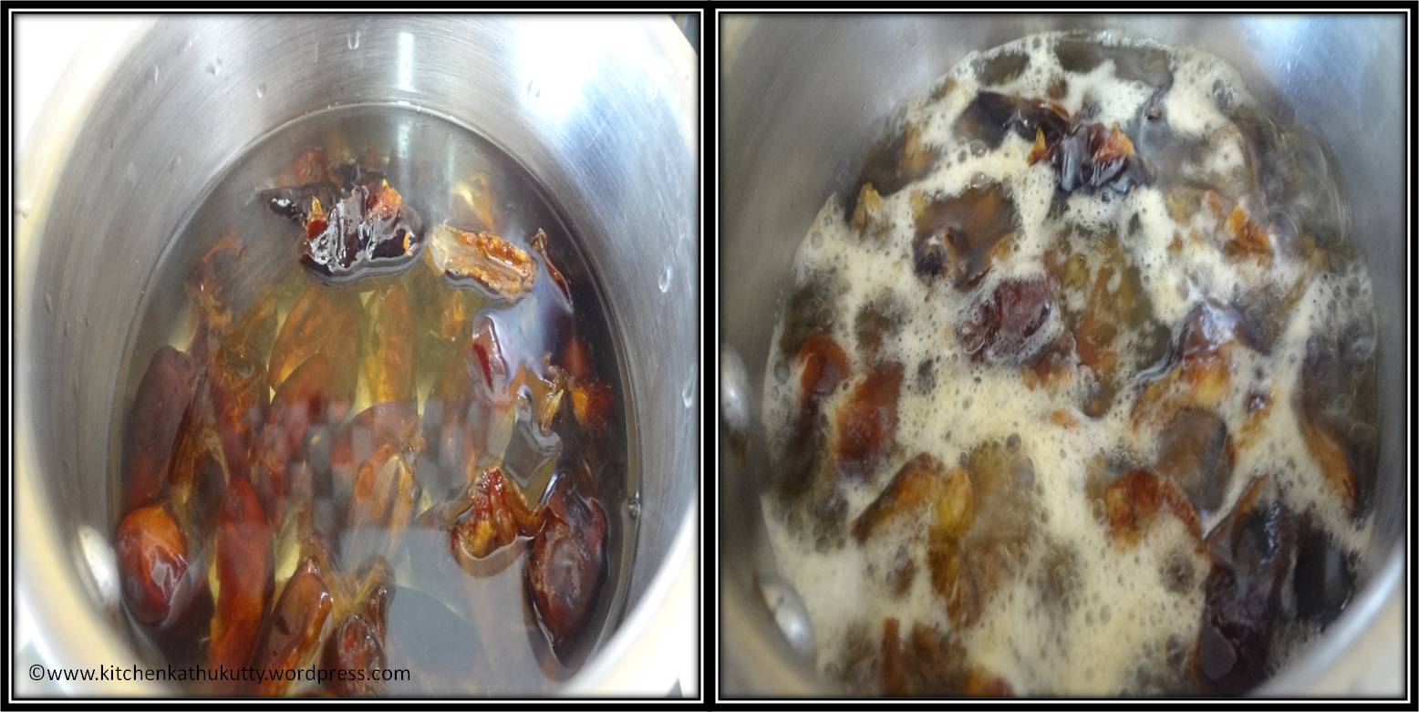 making home made dates syrup