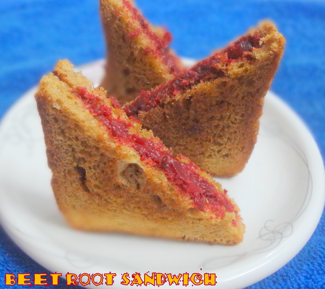 beet root sandwich