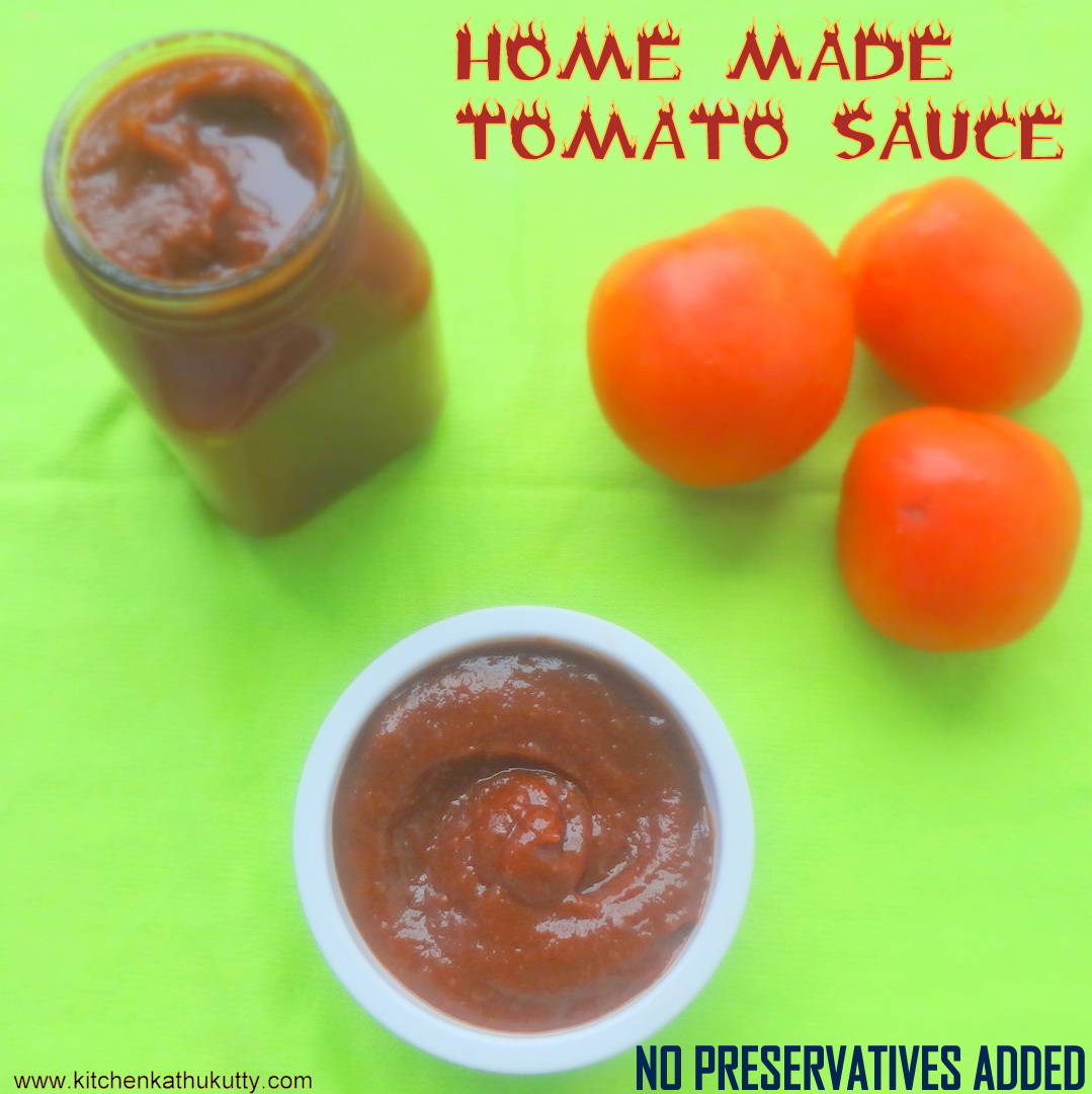 home made tomato sauce with no added preservatives