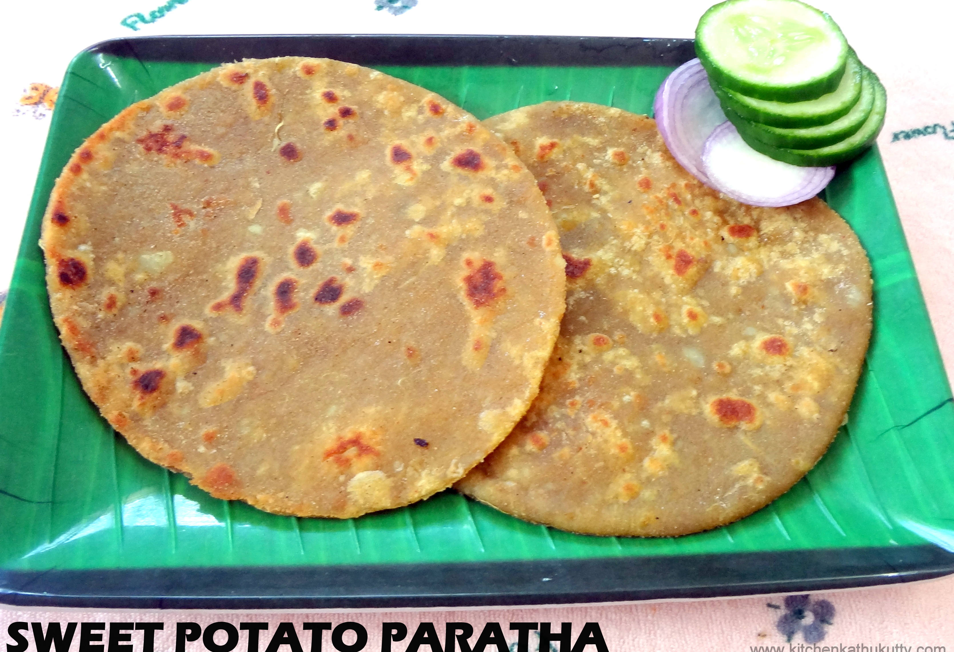 sweet potato paratha