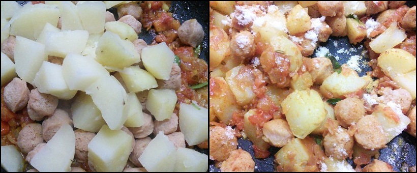 soya chunks potato sabji
