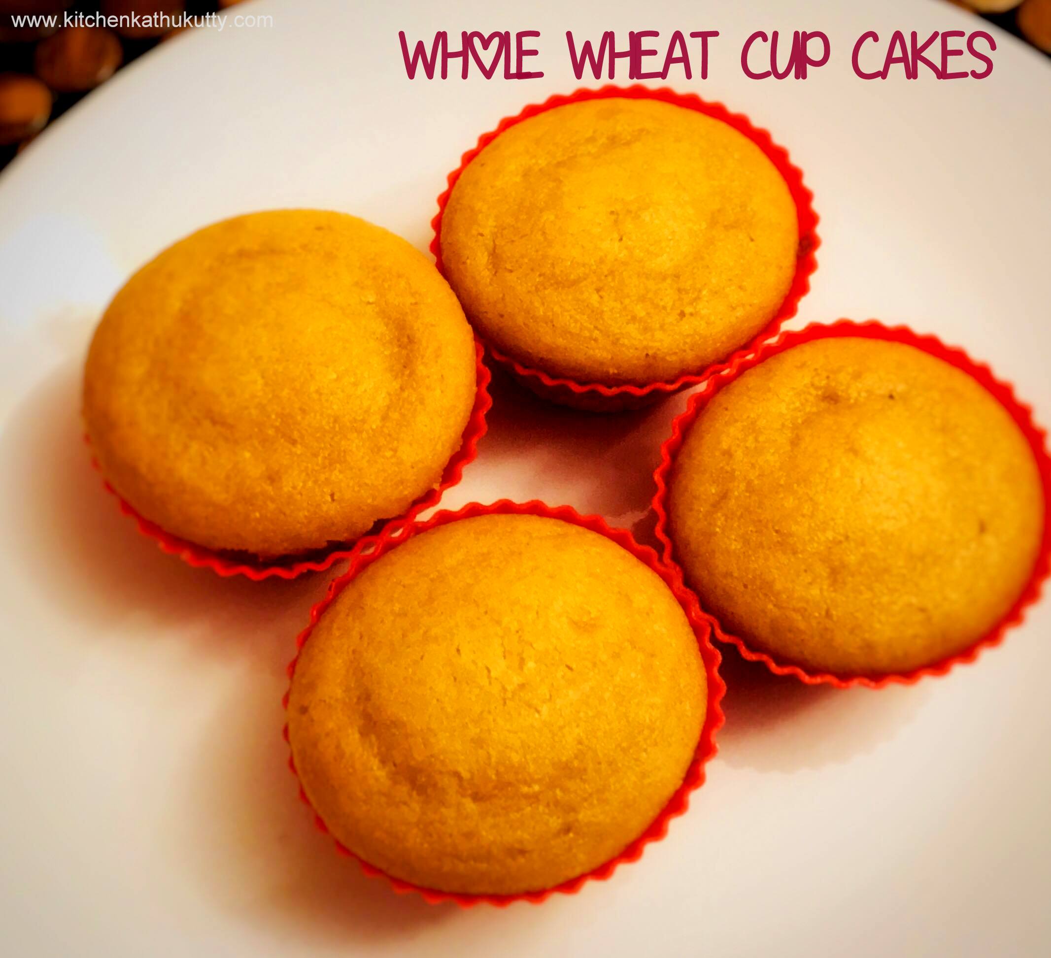 whole wheat cup cakes